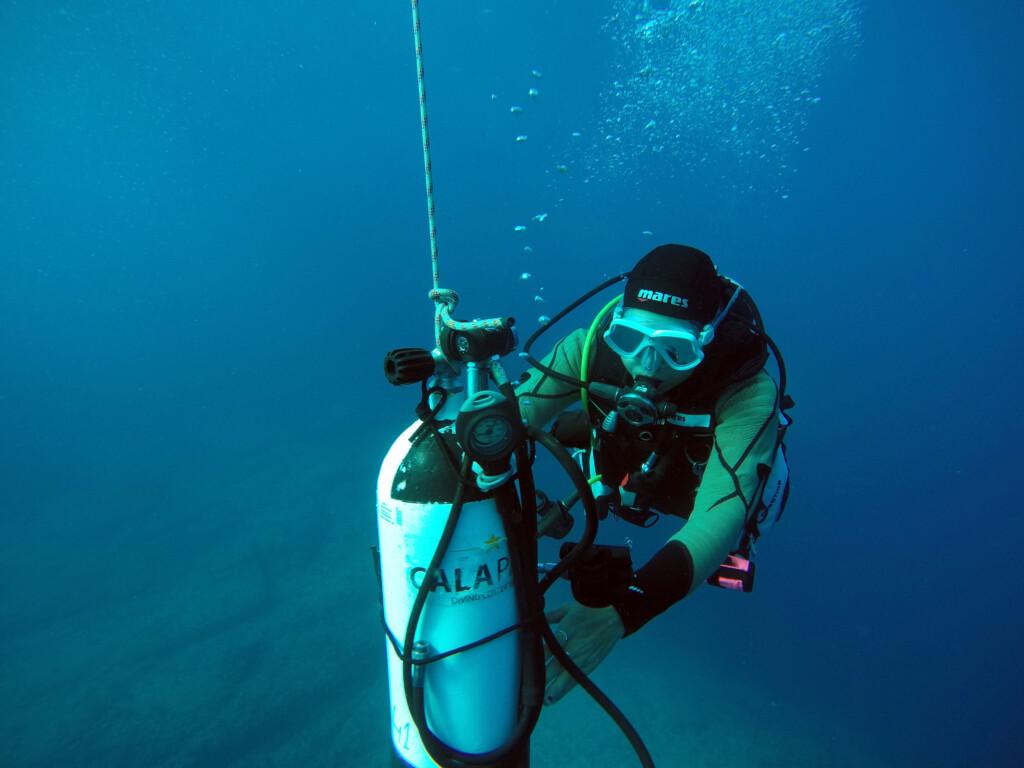 Leer diep duiken op Ibiza tot 40 meter